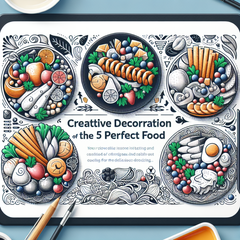 Kreativitas Menghias Makanan 4 Sehat 5 Sempurna untuk Hidangan Lezat dan