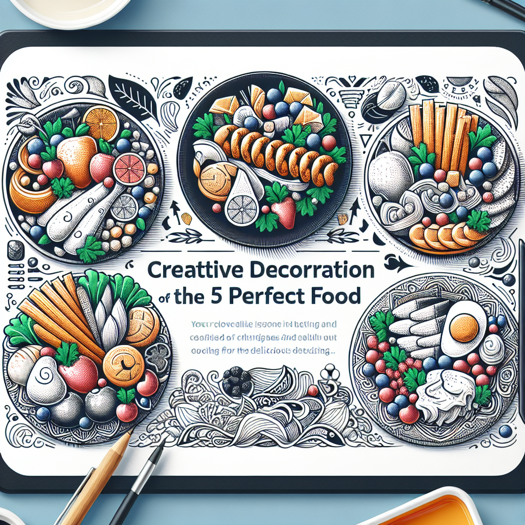 Kreativitas Menghias Makanan 4 Sehat 5 Sempurna untuk Hidangan Lezat dan