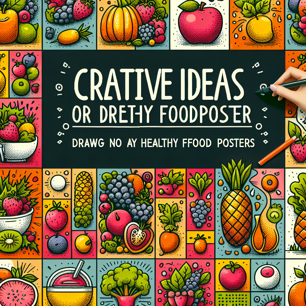 Ide Kreatif Membuat Poster Makanan Sehat yang Mudah Digambar